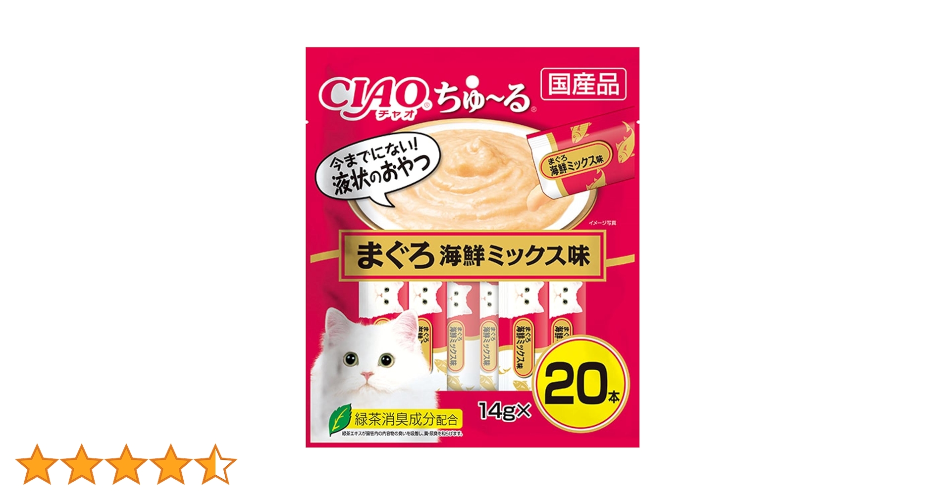 CIAO ちゅーぶ 総合栄養食 まぐろ海鮮ミックス 58本/まぐろ 19本 CIAO ちゅ～る 総合栄養食 まぐろ | 商品情報 - キャットフード